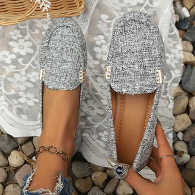 StripeEase™ Women’s Chic Slip-On Flats