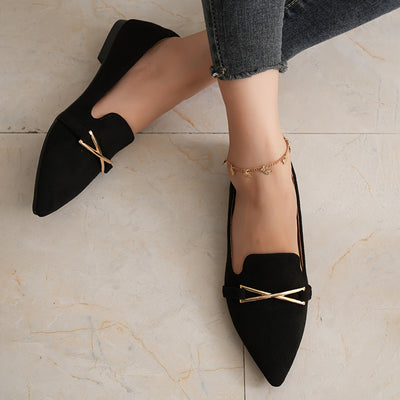 ChicPoint™ Women’s Metal Accent Flats