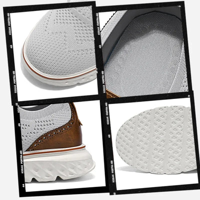 StrideEase™ Men’s Hands-Free Slip-On Oxford Sneakers