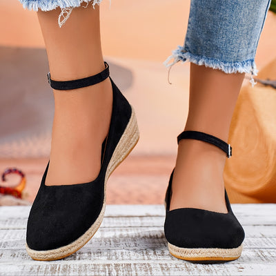 BellaStride™ Elegant Espadrille Flats
