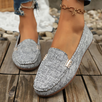 StripeEase™ Women’s Chic Slip-On Flats