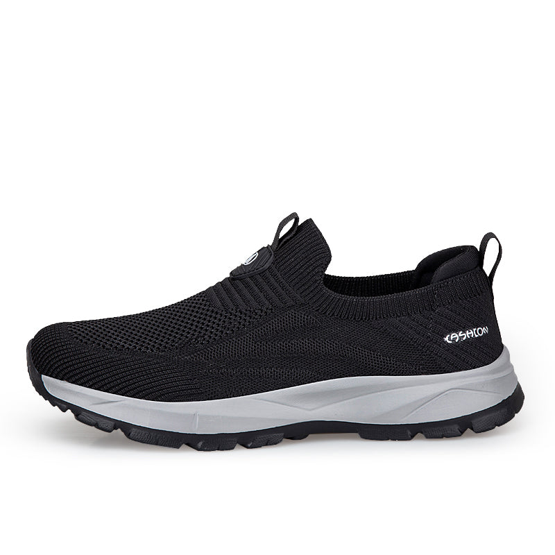 ComfyStride™ Men’s Orthopedic Slip-On Knit Sneakers