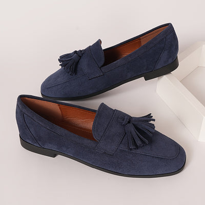 TasselEase™ Women’s Slip-On Flats