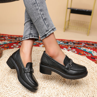 BuckleCharm™ Women’s Slip-On Loafers