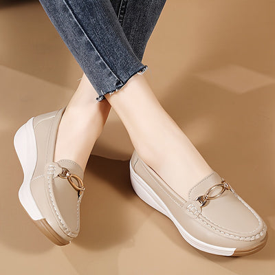 VOLINTER™ Women’s Platform Moccasin Loafers