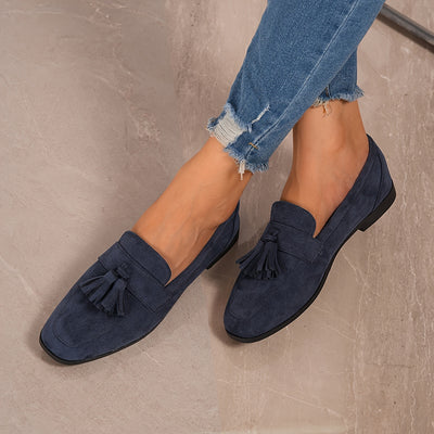 TasselEase™ Women’s Slip-On Flats