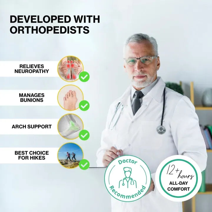 ComfyStride™ Men’s Orthopedic Slip-On Knit Sneakers