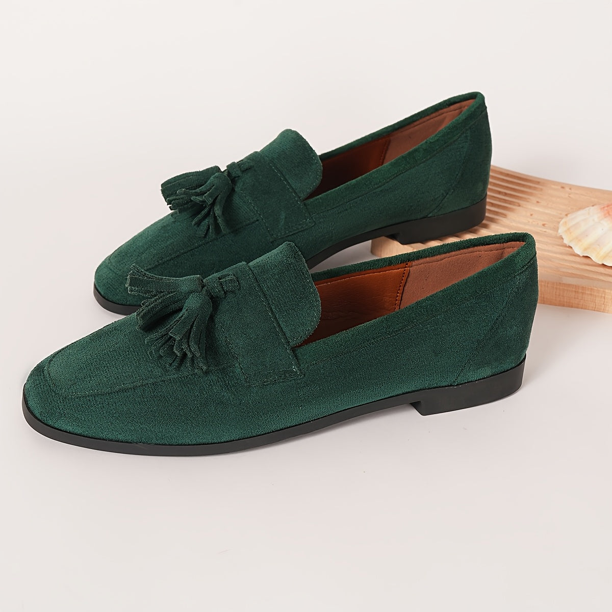 TasselEase™ Women’s Slip-On Flats