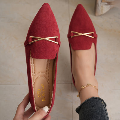 ChicPoint™ Women’s Metal Accent Flats