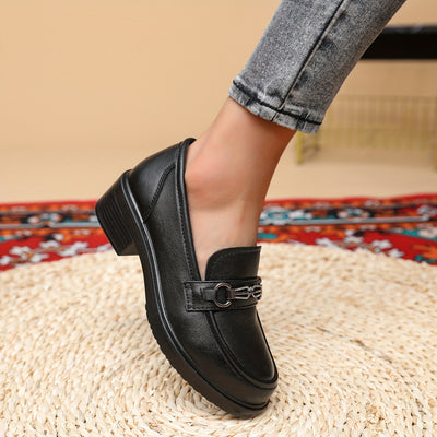 BuckleCharm™ Women’s Slip-On Loafers
