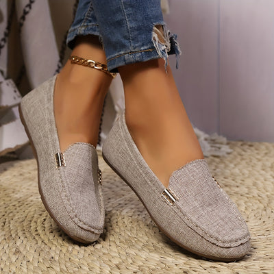 StripeEase™ Women’s Chic Slip-On Flats
