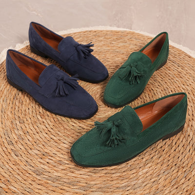TasselEase™ Women’s Slip-On Flats