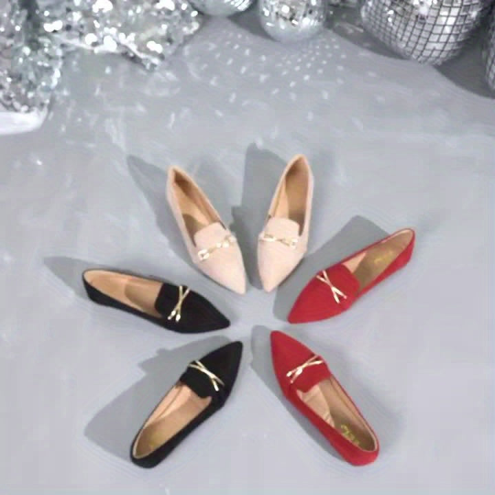 ChicPoint™ Women’s Metal Accent Flats