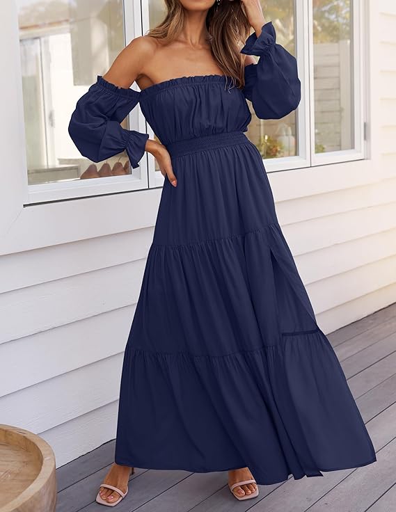 Zafira™ | Bohemian Split Maxi Dress