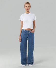 LuxeLane™ Wide Leg Jeans