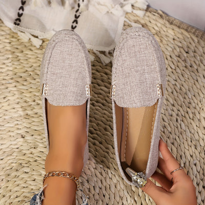 StripeEase™ Women’s Chic Slip-On Flats