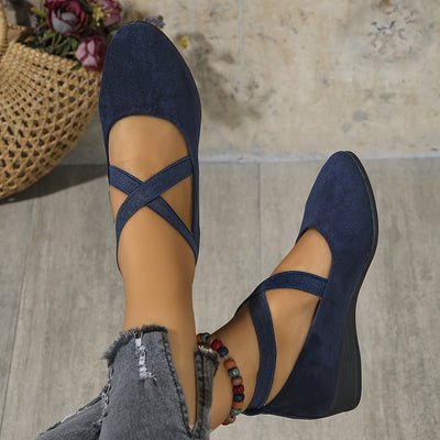 Elegancia™ Women’s Slip-On Dance Flats