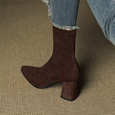 AloraLuxe™ – Genuine Suede Boots