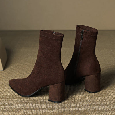 AloraLuxe™ – Genuine Suede Boots