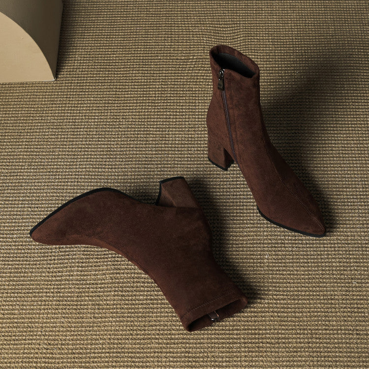 AloraLuxe™ – Genuine Suede Boots
