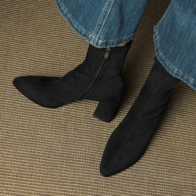 AloraLuxe™ – Genuine Suede Boots