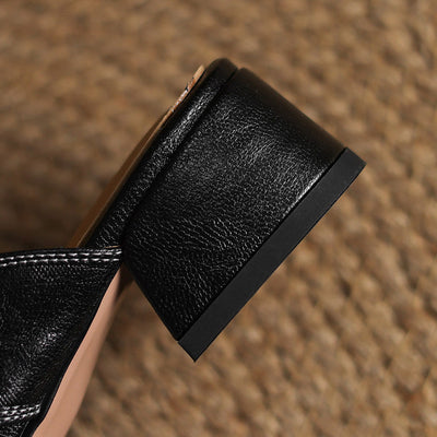 IvoraLuxe™ – Premium Leather Mules