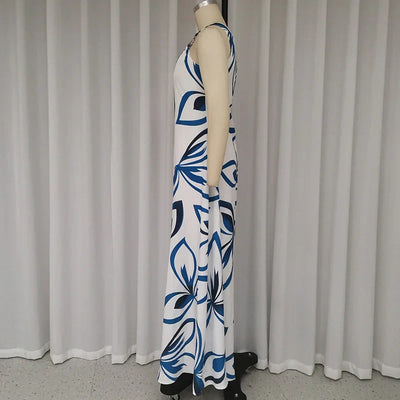 Ellafads™ | One-Shoulder Summer Maxi Dress