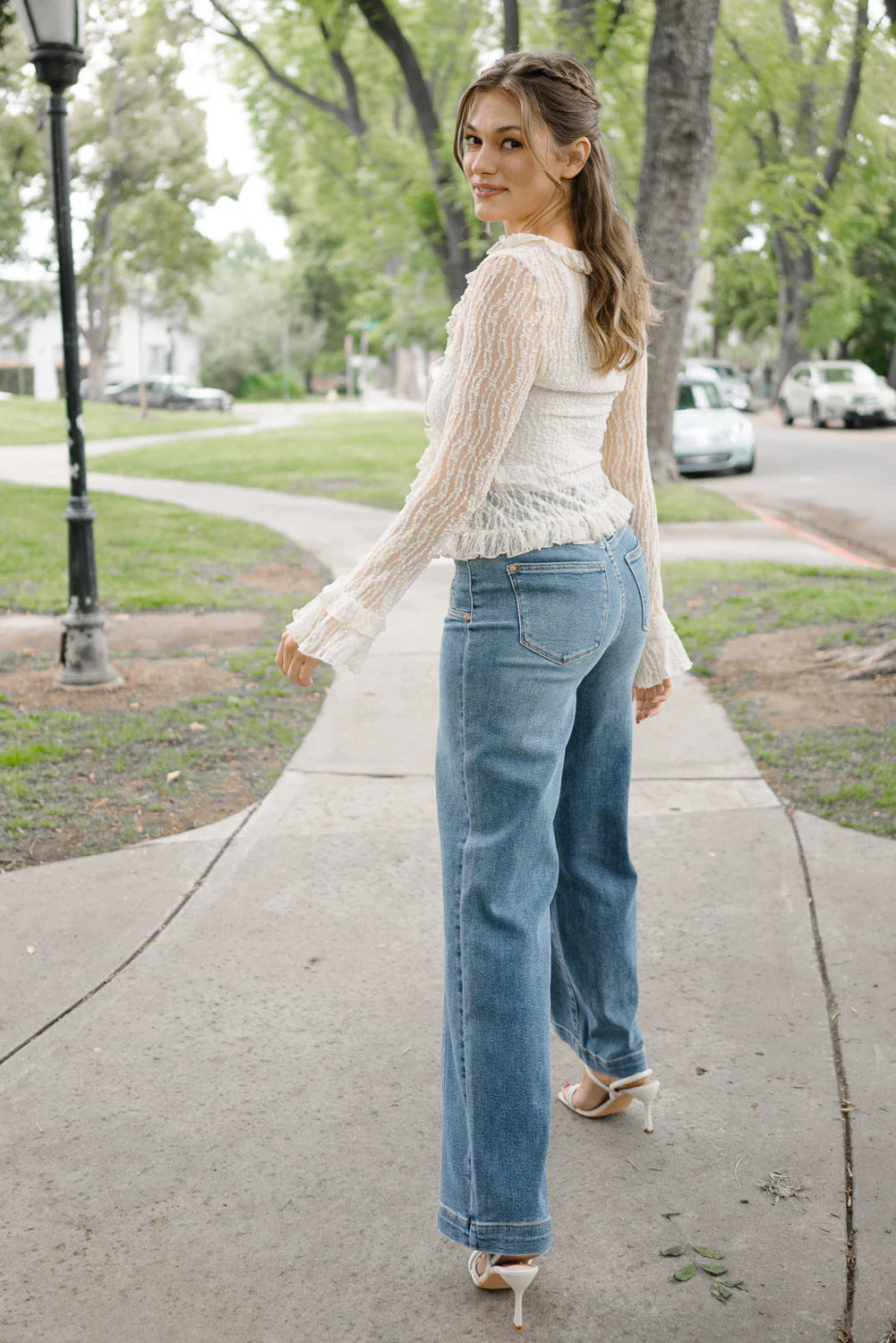 LuxeLane™ Wide Leg Jeans