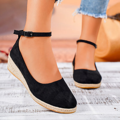 BellaStride™ Elegant Espadrille Flats