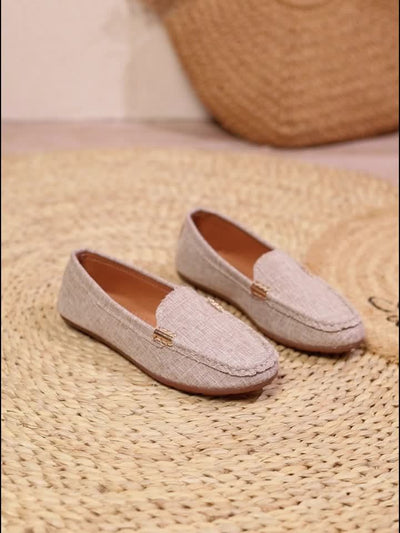 StripeEase™ Women’s Chic Slip-On Flats