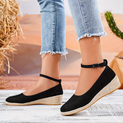 BellaStride™ Elegant Espadrille Flats