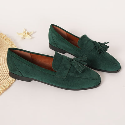 TasselEase™ Women’s Slip-On Flats