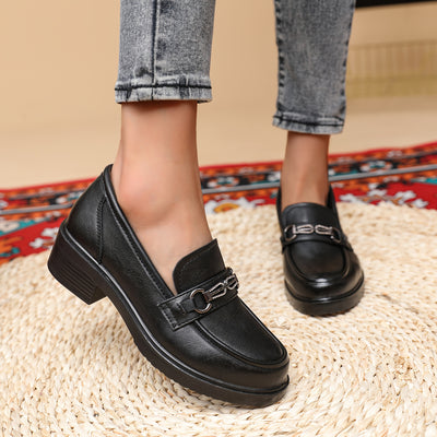 BuckleCharm™ Women’s Slip-On Loafers