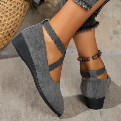 Elegancia™ Women’s Slip-On Dance Flats