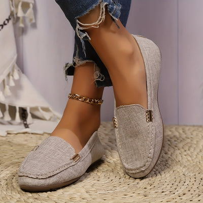 StripeEase™ Women’s Chic Slip-On Flats