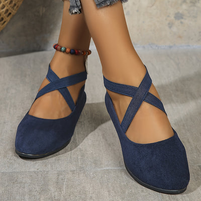 Elegancia™ Women’s Slip-On Dance Flats